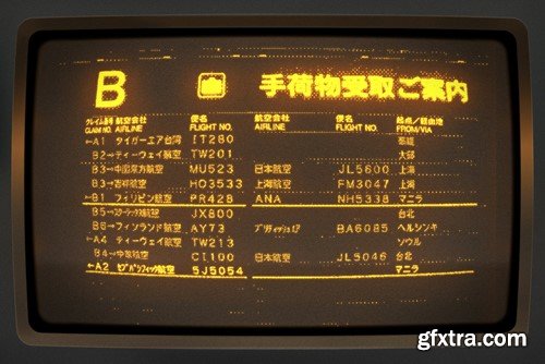 CRT Machine - Amber Yellow Monitor Effect Z9256LL