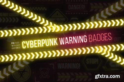 Cyberpunk Warning Signs E8VU2TV