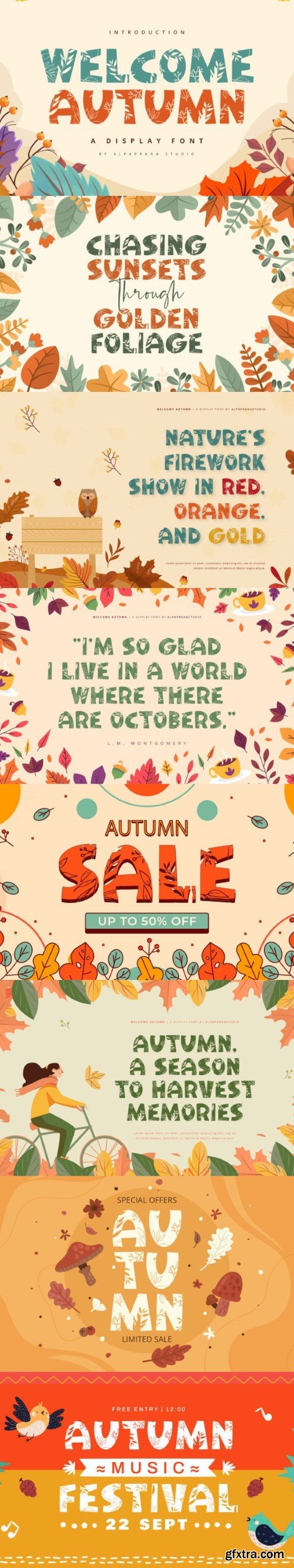 Welcome Autumn Font