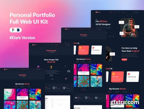 Personal Portfolio Web UI Kit Ui8.net