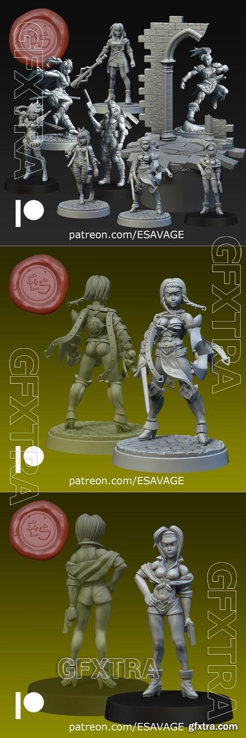 Ethan Savage Studios - July 2023 &ndash; 3D Print Model