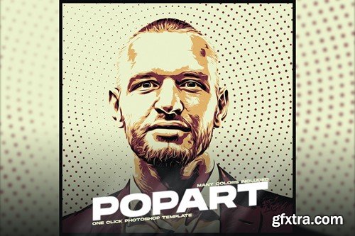 Pop Art Photoshop PSD Template TRA6SBJ