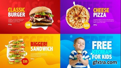 Videohive Food Menu Promo 21986286