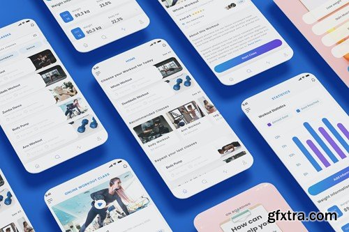 Home Workout Exercise & Online Fitness Classes App GQMCS5S