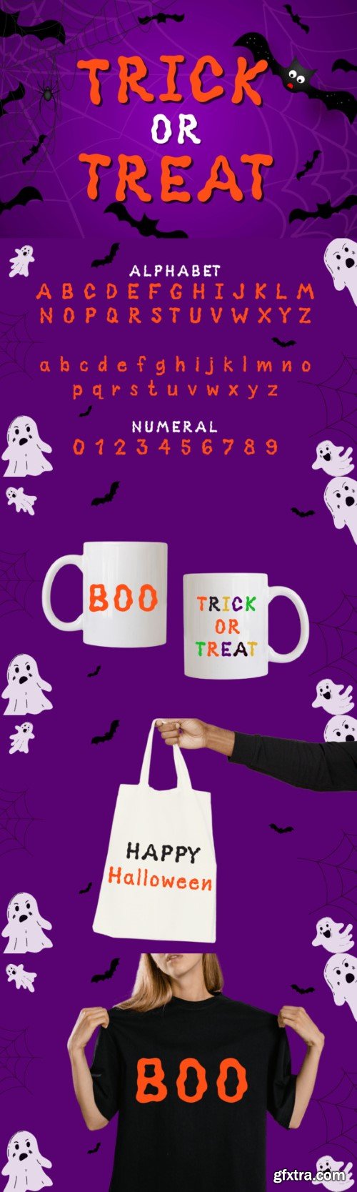 Trick or Treat - Spooky and Fun Halloween Font