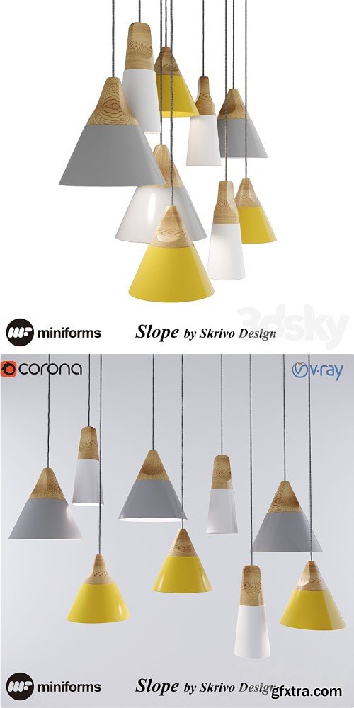 Slope Lamp by Skrivo Design