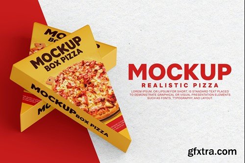 Pizza Box Mockup VEWBMCV