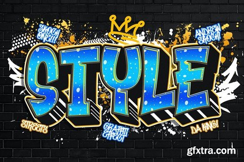 Graffiti Text Effect UX5G4CK