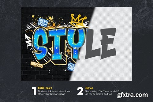 Graffiti Text Effect UX5G4CK