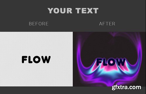 Flow Editable Text Effect YWPLYF3