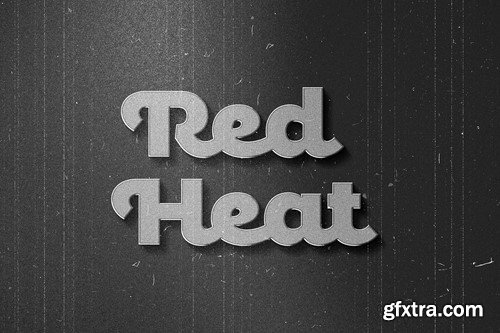 Retro Black & White Text & Logo Effect DFYBWVJ