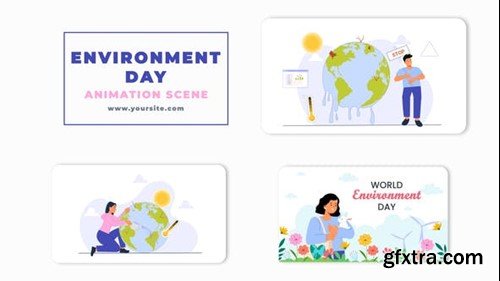 Videohive Environment Day Animation Scene Pack 47243956