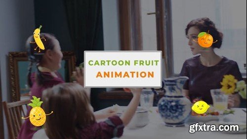 Videohive Cartoon Fruit 2D Elements Animation Scene 47251957