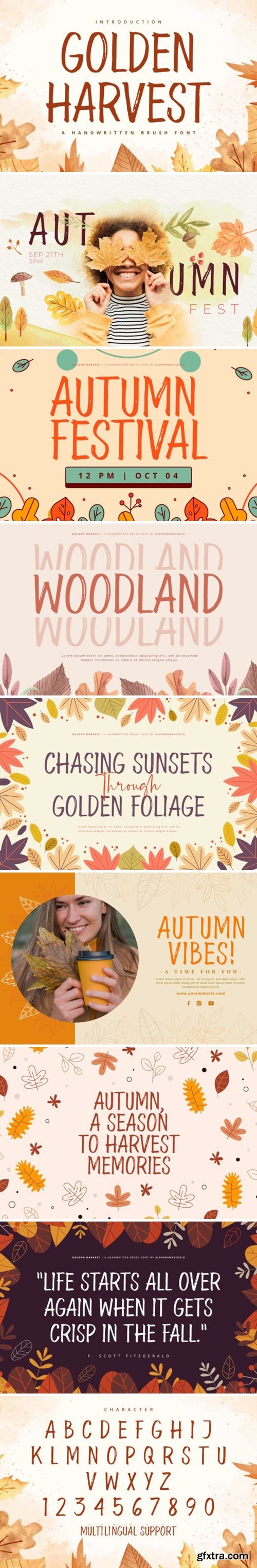 Golden Harvest Font