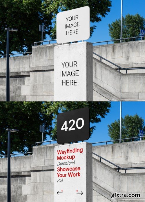 Outside Wayfinding Mockup