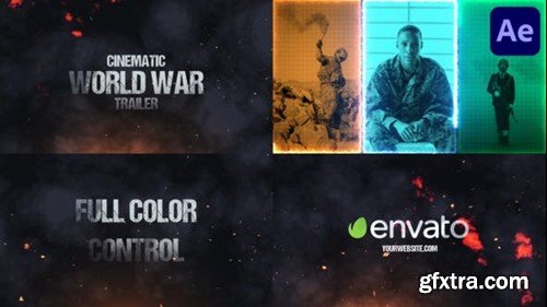 Videohive Cinematic World War Trailer for After Effects 47264097