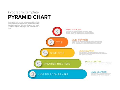 Pyramid chart infographic diagram template 583099609