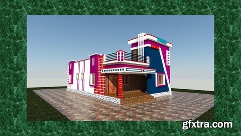 Autocad 2D & 3D Modern House Design Course - 1