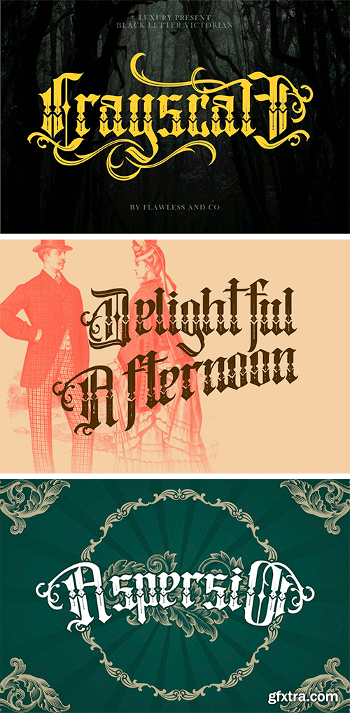 Crayscale - Blackletter Victorian Font