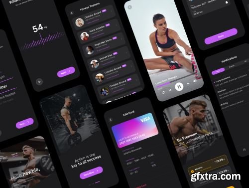 Feat Fitness UI Design Kit Ui8.net