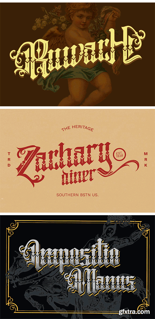 Crayscale - Blackletter Victorian Font