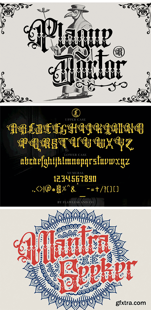 Crayscale - Blackletter Victorian Font