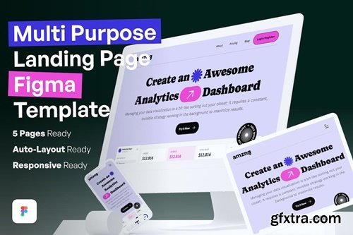 Modern Multi Purpose Landing Page SYNZGDL