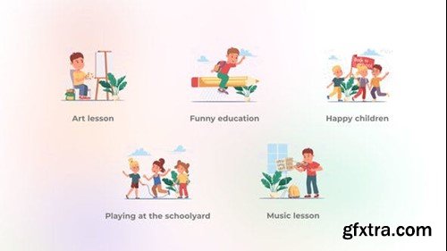 Videohive Happy Children - School Concepts 47250672