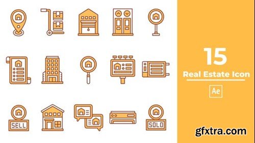 Videohive Real Estate Icon After Effect 46067228