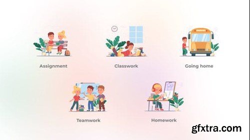 Videohive School Work - School Concepts 47250833