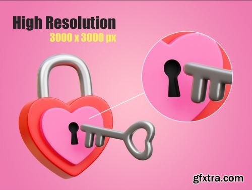 Valentine 3D Icon Illustrations Ui8.net