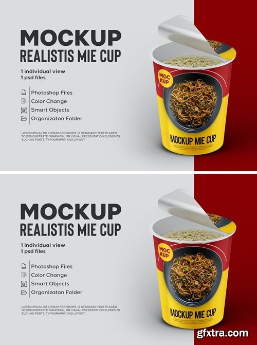 Mie Cup Mockup 5Z989TL