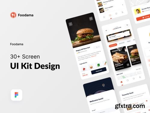 Foodama - Food Delivery UI KIT Ui8.net