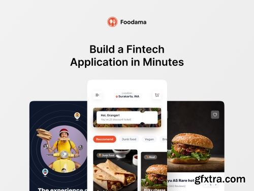 Foodama - Food Delivery UI KIT Ui8.net