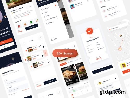 Foodama - Food Delivery UI KIT Ui8.net