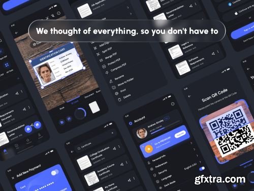 ProScan - Document & PDF Scanner App UI Kit Ui8.net