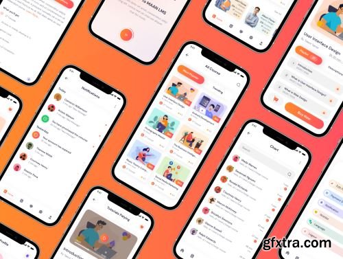 Maan LMS- Student Mobile App Flutter iOS & Android UI Kit Ui8.net