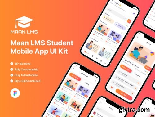 Maan LMS- Student Mobile App Flutter iOS & Android UI Kit Ui8.net