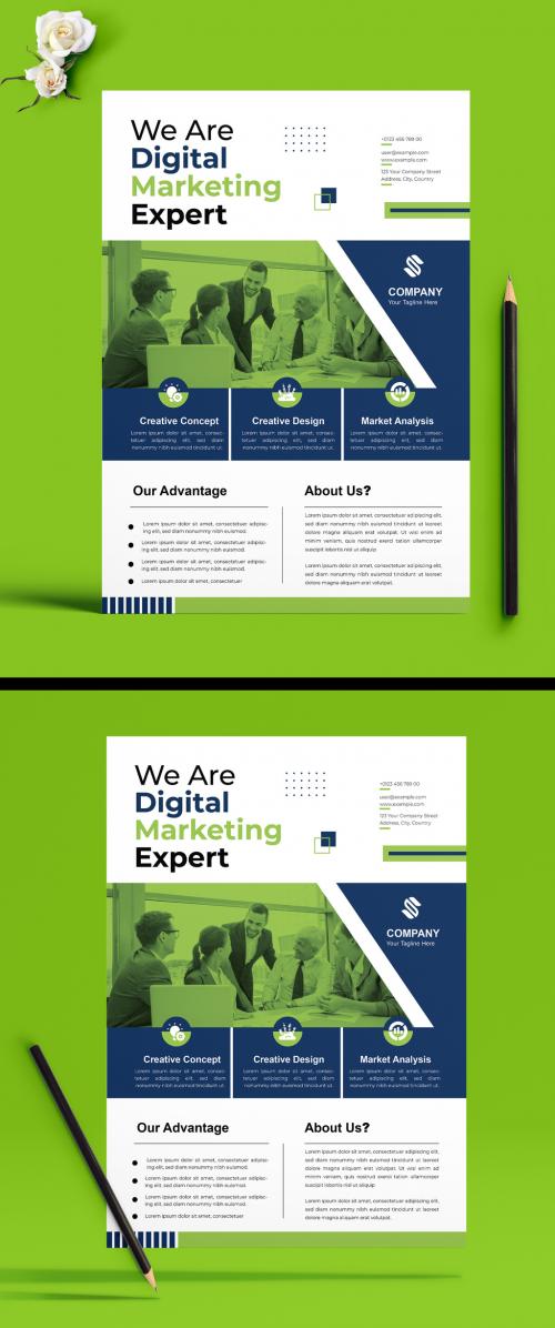 Marketing Flyer Design Template 579302435