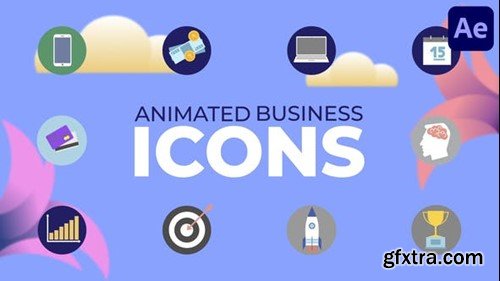 Videohive Animated Business Icons for After Effects 47349752