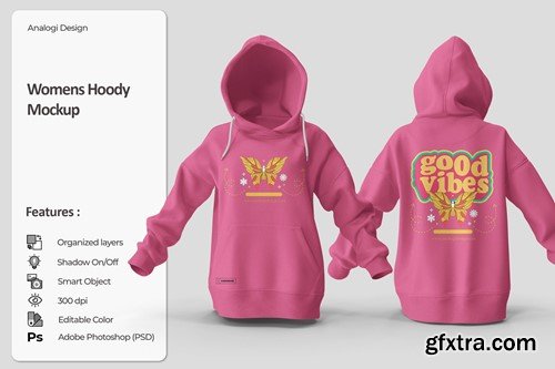 Womens Hoody Mockup RFXW6AZ