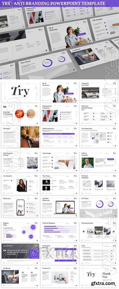 Try - Anti Branding Powerpoint Template L59M7W4