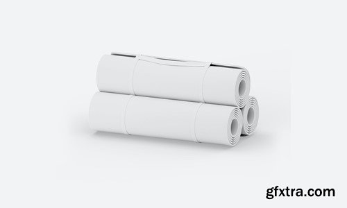 Rolled Yoga Mats PSD Mockups Collection RCT7GT8