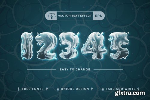 Transparent Drink - Editable Text Effect, Font Sty DSGYRU9