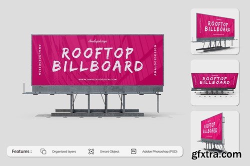 Rooftop Billboard Mockup VC9SQQW