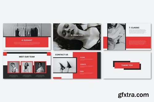 fashion collection presentation template L5DNTY8