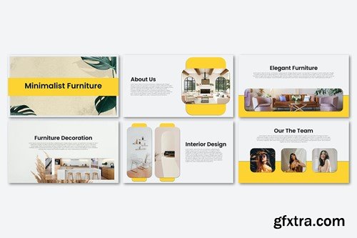 minimalist furniture presentation template T8RE39G