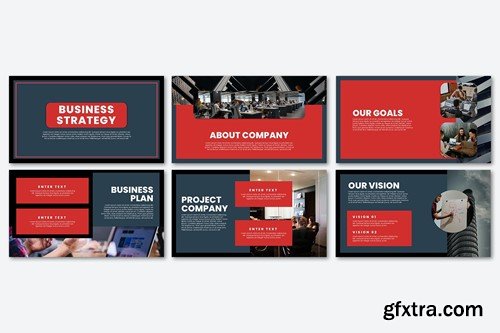 Business Strategy Presentation Template KRMWRPM