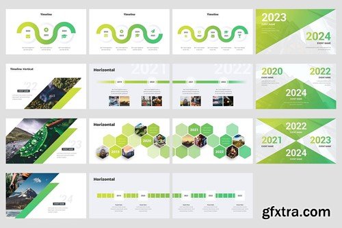 Timeline Corporate Infographics PowerPoint 3JMUR3T