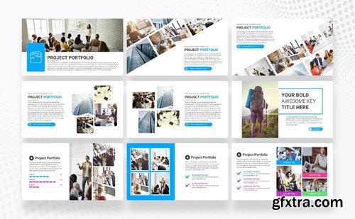 Project Portfolio PowerPoint Presentation Template UZ9HUY3